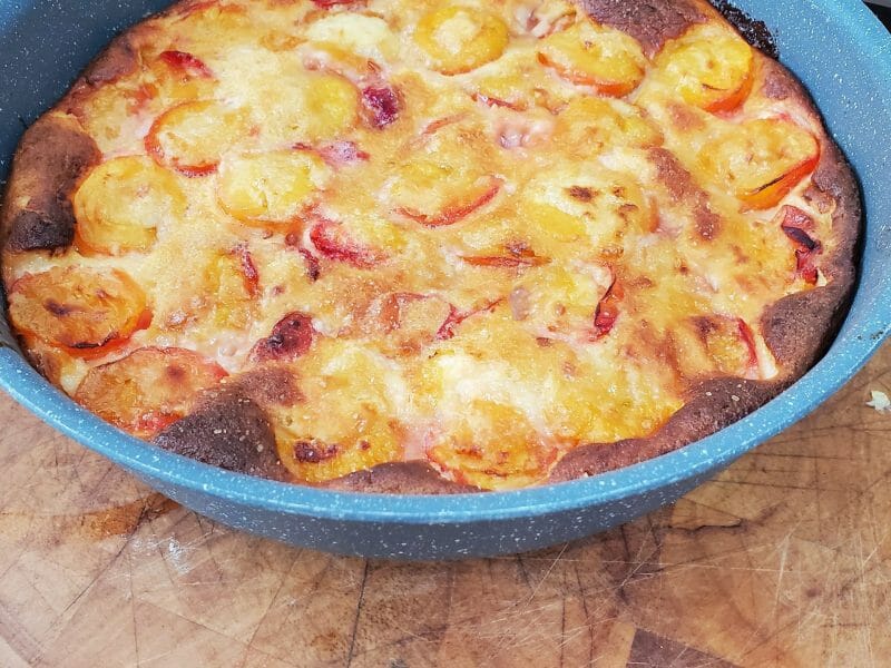 Cliquez pour zoomer ! Clafoutis aux abricots Thermomix par sylv007