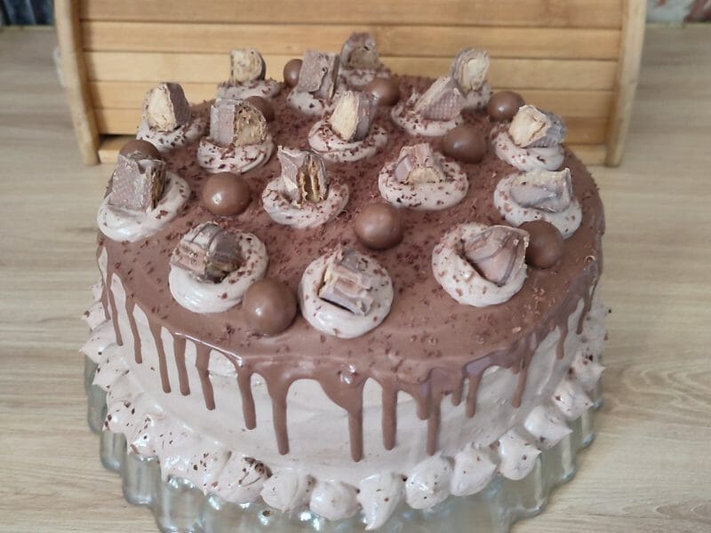 Cliquez pour zoomer ! Layer cake Kinder Bueno Thermomix par gwen_11400