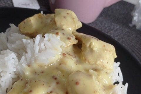 Cliquez pour zoomer ! Blancs de poulet sauce moutarde et curry Thermomix par radhia_01
