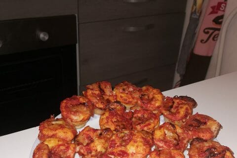Cliquez pour zoomer ! Muffins salés façon pizza Thermomix par halima_15