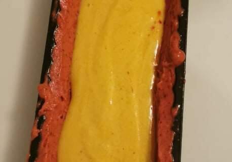 Cliquez pour zoomer ! Bûche glacée mangue et framboise Thermomix par halima_15