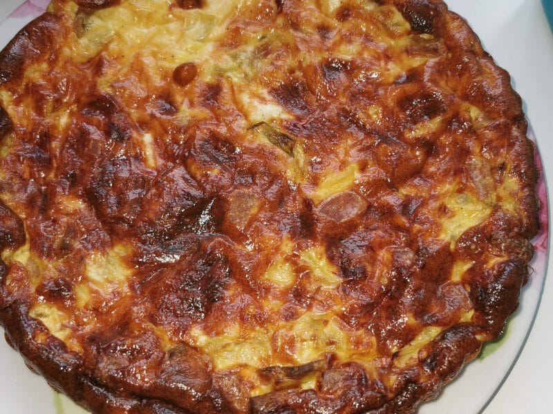 Cliquez pour zoomer ! Tarte fondante aux endives et au curry Thermomix par halima_15