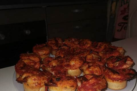 Cliquez pour zoomer ! Muffins salés façon pizza Thermomix par halima_15