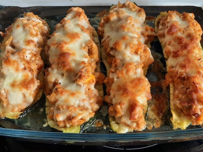 Cliquez pour zoomer ! Courgettes farcies au thon Thermomix par zelie_7