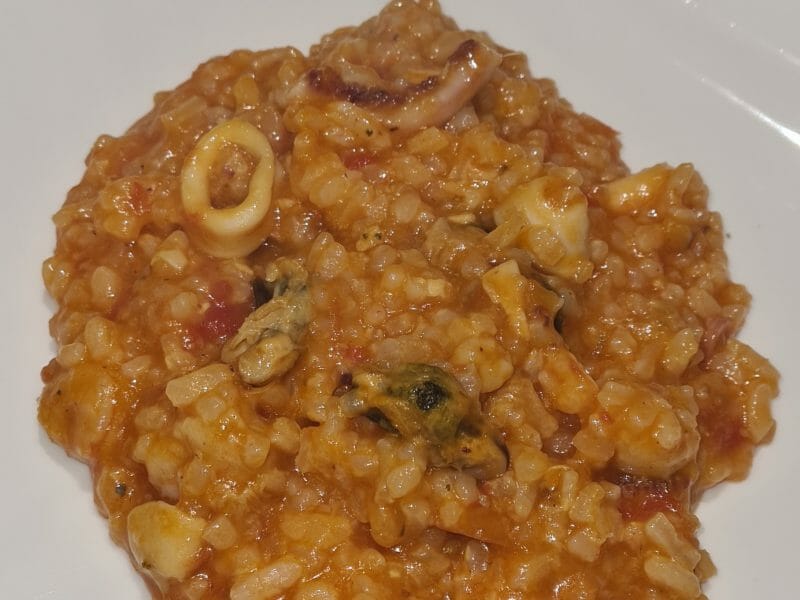 Risotto aux fruits de mer au Thermomix - Cookomix