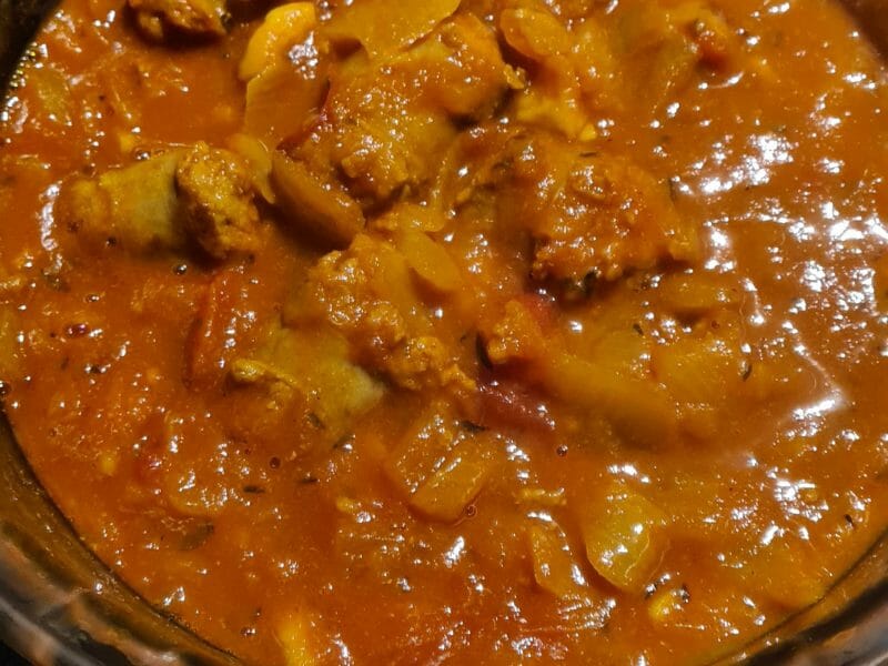 Cliquez pour zoomer ! Rougail saucisse Thermomix par flolona