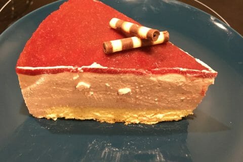 Cliquez pour zoomer ! Bavarois aux fraises Thermomix par Faby