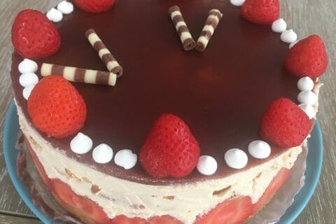 Cliquez pour zoomer ! Fraisier Thermomix par Faby