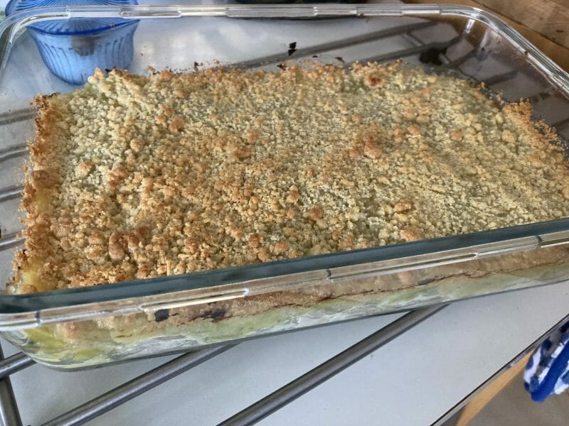 Cliquez pour zoomer ! Crumble poulet, courgettes et parmesan Thermomix par bea_55