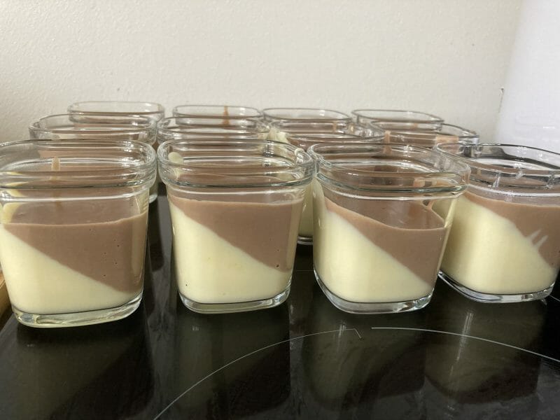 Cliquez pour zoomer ! Crème dessert au deux saveurs Thermomix par bea_55