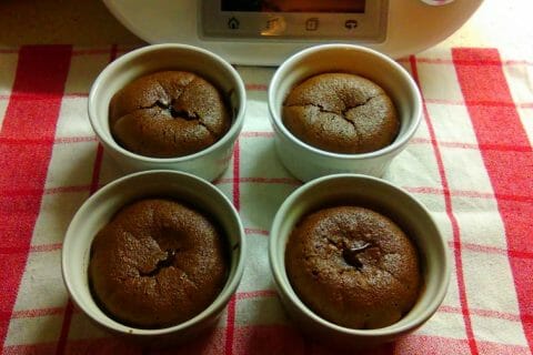 Cliquez pour zoomer ! Ramequins fondants au chocolat au Thermomix