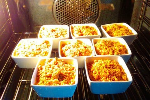 Cliquez pour zoomer ! Crumble pommes, poires et spéculoos au Thermomix