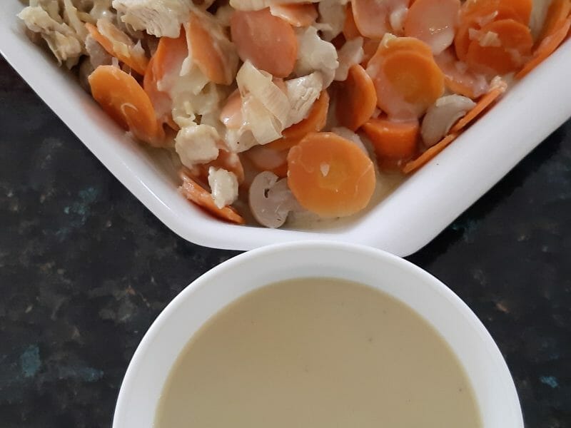 Cliquez pour zoomer ! Blanquette de dinde au bleu d’auvergne Thermomix par Patcook