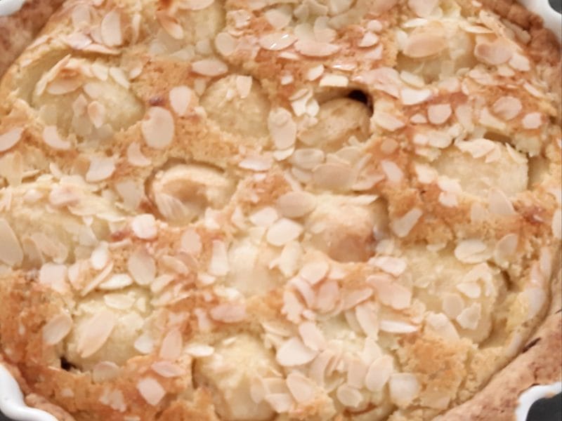 Cliquez pour zoomer ! Tarte aux poires sur lit de chocolat Thermomix par Patcook