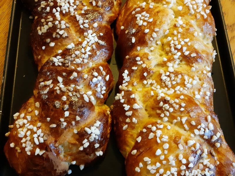 Cliquez pour zoomer ! Brioche tressée à la mie filante Thermomix par Patcook
