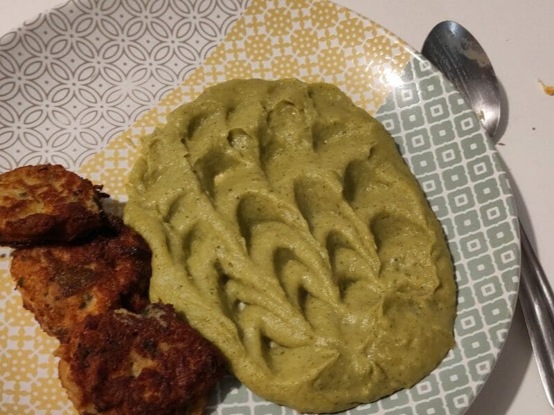 Cliquez pour zoomer ! Purée de brocolis et pommes de terre Thermomix par lyvia33