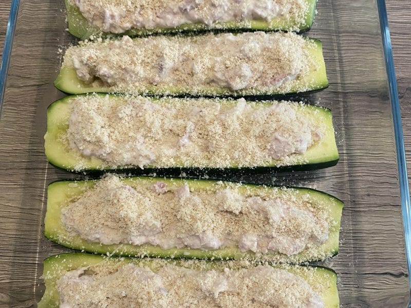 Cliquez pour zoomer ! Courgettes rondes farcies à la ricotta Thermomix par tic-tac’s