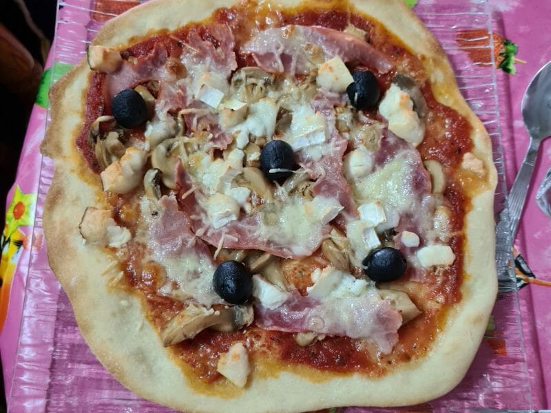 Cliquez pour zoomer ! Pizza capricciosa Thermomix par mam_12