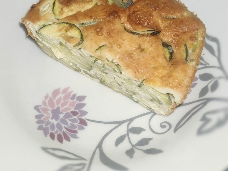 Cliquez pour zoomer ! Clafoutis courgettes et feta Thermomix par Lauren