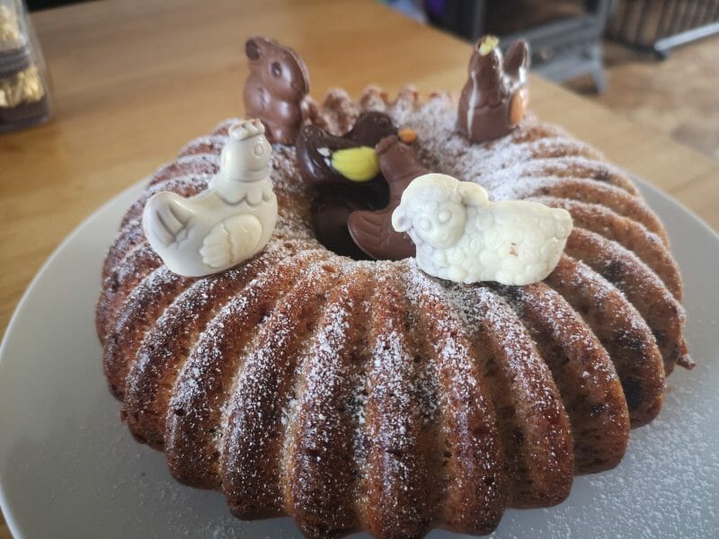 Cliquez pour zoomer ! Cake à la ricotta et aux pépites de chocolat Thermomix par empileuse