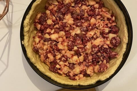 Cliquez pour zoomer ! Tarte aux pommes façon crumble Thermomix par aprilflower