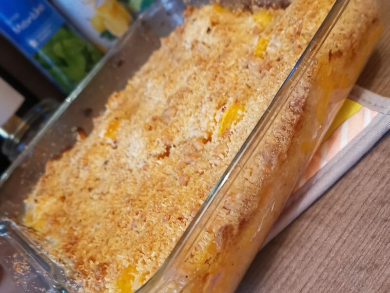Cliquez pour zoomer ! Crumble de butternut au chorizo Thermomix par elodie_9192