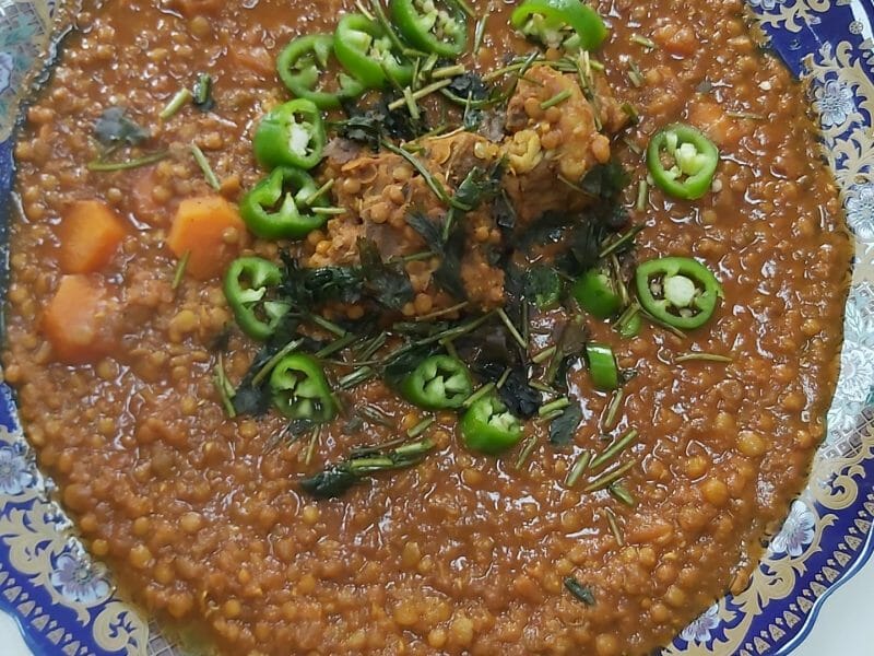 Cliquez pour zoomer ! Soupe de lentilles – 3dess Thermomix par rajajoja