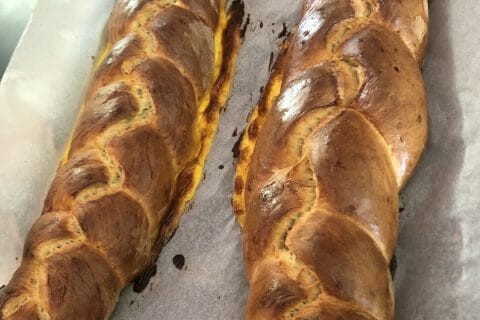 Cliquez pour zoomer ! Brioche tressée à la mie filante Thermomix par petrojessie