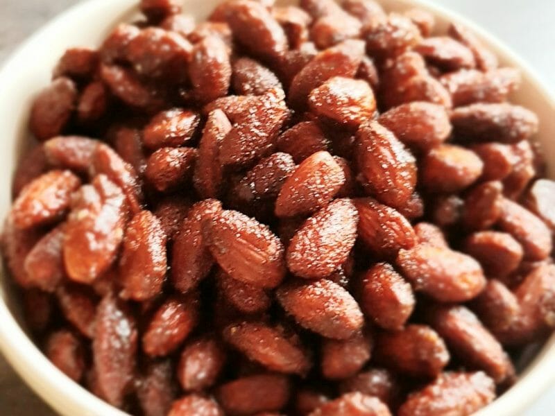 Cliquez pour zoomer ! Amandes grillées à la cannelle et au miel Thermomix par tefstof