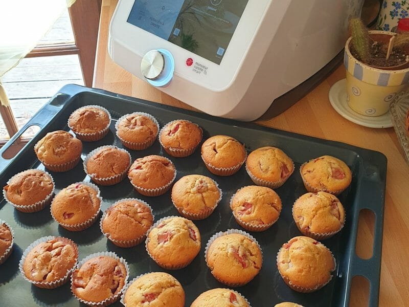 Cliquez pour zoomer ! Muffins aux fraises Thermomix par nathalys15