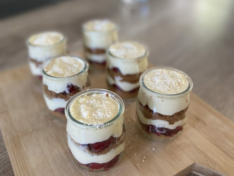 Cliquez pour zoomer ! Tiramisu aux framboises et spéculoos Thermomix par amelie_mlt