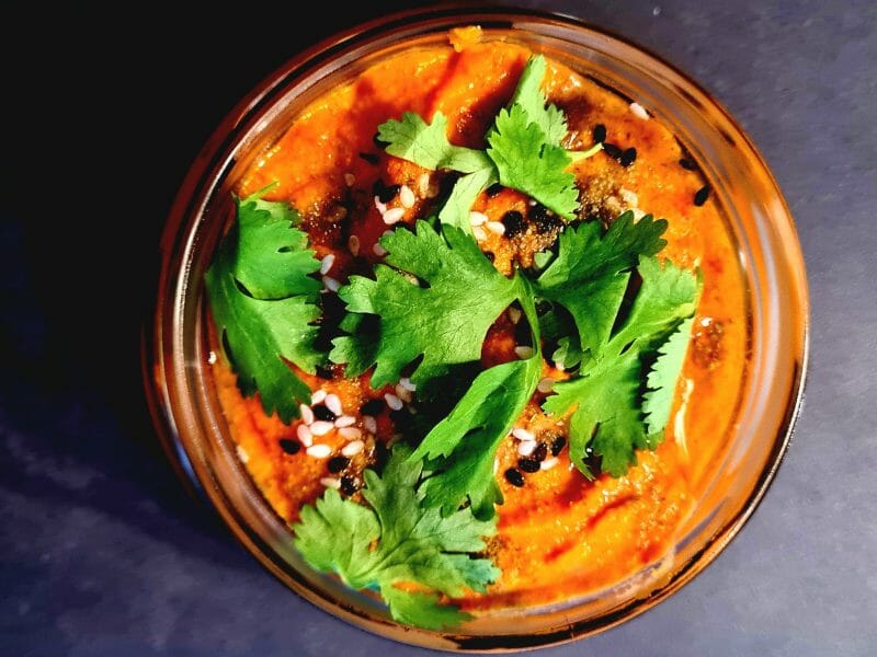 Cliquez pour zoomer ! Houmous aux poivrons rouges Thermomix par celllia