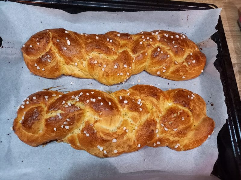 Cliquez pour zoomer ! Brioche tressée à la mie filante Thermomix par elodie-88
