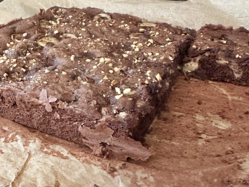 Cliquez pour zoomer ! Brownie fondant choco-banane Thermomix par sarm
