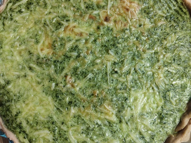 Cliquez pour zoomer ! Quiche épinards et lardons Thermomix par Sirkisienne