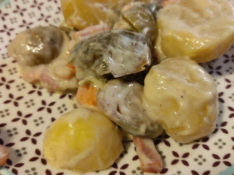 Cliquez pour zoomer ! Potée de choux de Bruxelles Thermomix par Sirkisienne