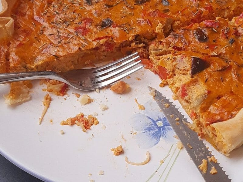 Cliquez pour zoomer ! Tarte salée aux légumes d’été Thermomix par julie_1160