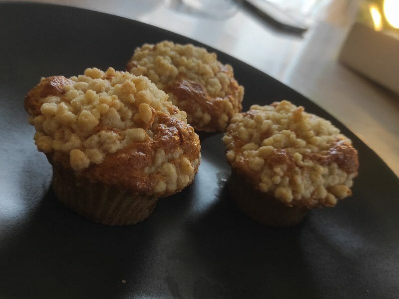 Cliquez pour zoomer ! Muffins aux pommes façon crumble Thermomix par mel_180 🦌