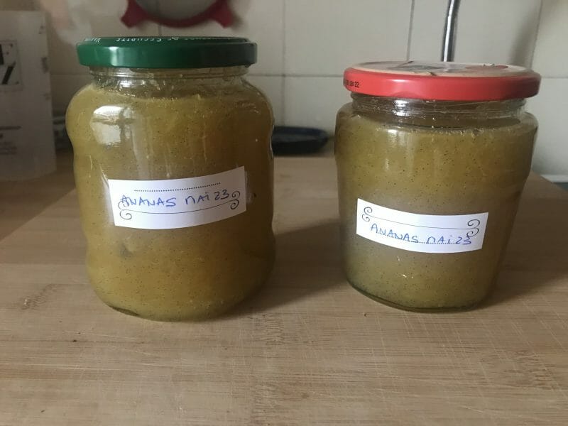 Cliquez pour zoomer ! Confiture d’ananas à la vanille Thermomix par jaimecuisiner