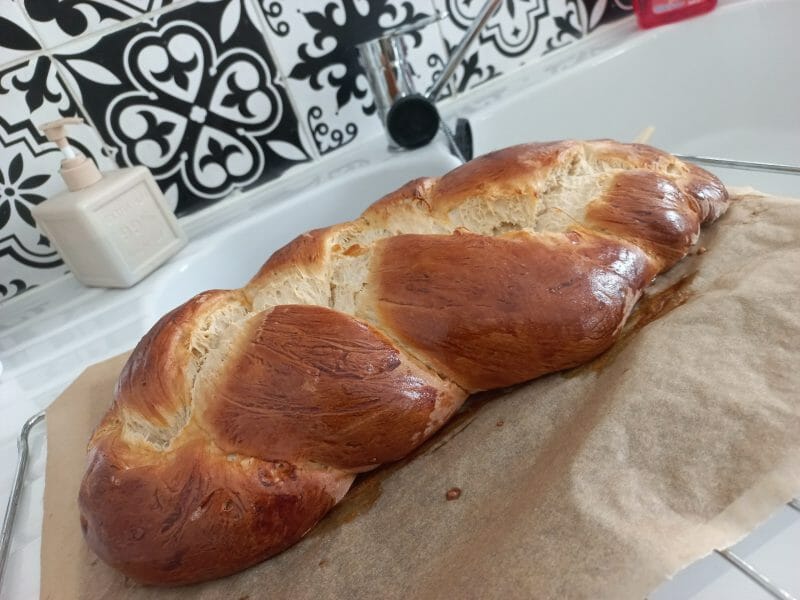 Cliquez pour zoomer ! Brioche tressée à la mie filante Thermomix par anaiswest