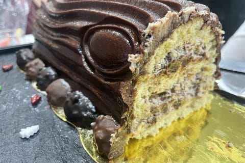 Cliquez pour zoomer ! Bûche Ferrero Rocher Thermomix par chalimart51