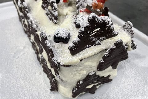 Cliquez pour zoomer ! Bûche forêt noire Thermomix par chalimart51