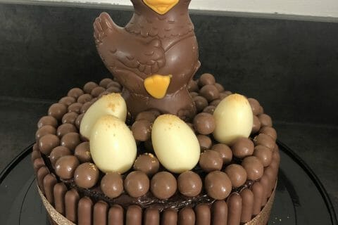 Cliquez pour zoomer ! Gâteau lapin de Pâques Thermomix par chalimart51