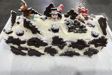 Cliquez pour zoomer ! Bûche forêt noire Thermomix par chalimart51