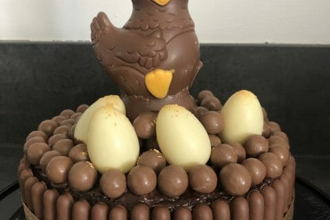 Cliquez pour zoomer ! Gâteau lapin de Pâques Thermomix par chalimart51