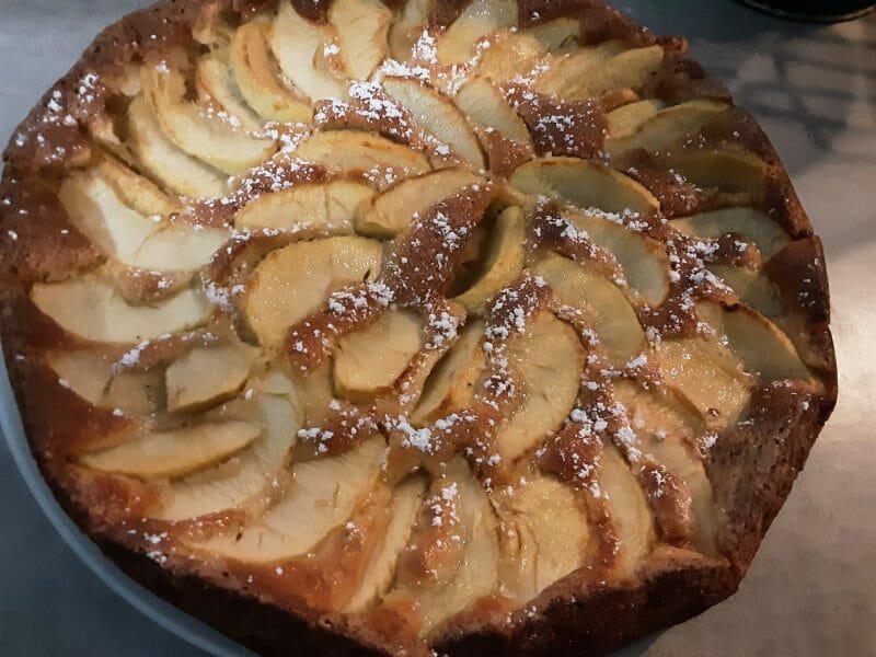 Cliquez pour zoomer ! Gâteau aux pommes et mascarpone Thermomix par zakeia