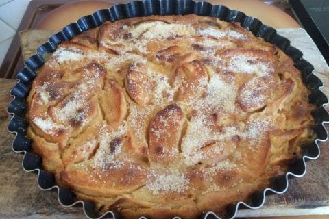 Flognarde aux pommes (clafoutis aux pommes) au Thermomix - Cookomix