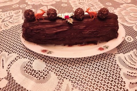 Cliquez pour zoomer ! Bûche Ferrero Rocher Thermomix par momix42