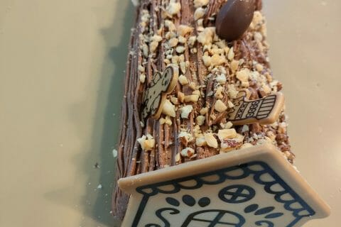 Cliquez pour zoomer ! Bûche Ferrero Rocher Thermomix par mel_181