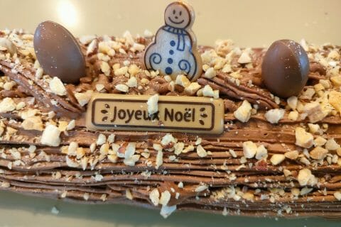 Cliquez pour zoomer ! Bûche Ferrero Rocher Thermomix par mel_181